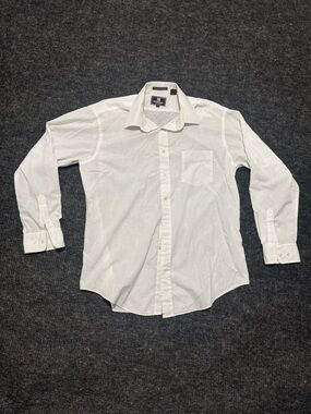 Givenchy Men's White Long-Sleeve Dress Shirt